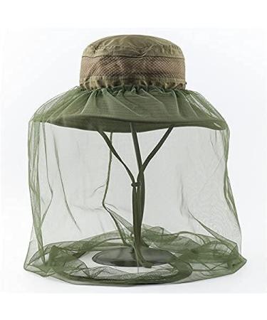 Sonnenhut Angler Hat with Mosquito Net | Fly Protection Beekeeping & Camping | Camouflage Fishing Hat 54-59 cm - Green - Buy Online on GoSupps.com