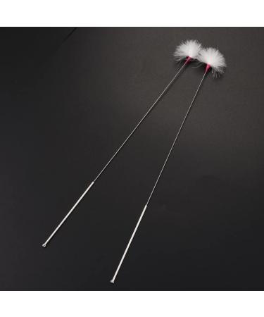 DOITOOL 4pcs Goose Feather Ear Pick | Ear Wax Cleaning Stick & Remover Tools - Buy Online on GoSupps.com