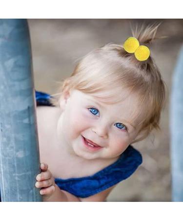 28 Pack Pom Pom Hair Ties for Toddler Girls - Cute Elastic Hair Bands for Kids - Buy Online on GoSupps.com