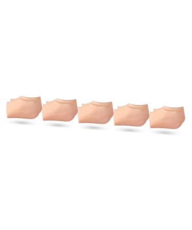FOMIYES 5 Pairs Inner Height Increasing Insole Height Increasing Insoles Height Increase Insoles Happy Invisible Height Increased Insoles Detachable Sebs Sock Men and Women