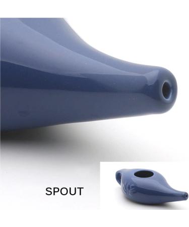 lioapoiul Ceramic Neti Pot Rinsing Nose Washing Professional Yoga Stuff Irrigator Dust Remover Spout Removing Tools Cleaning Outdoor White - Buy Online on GoSupps.com