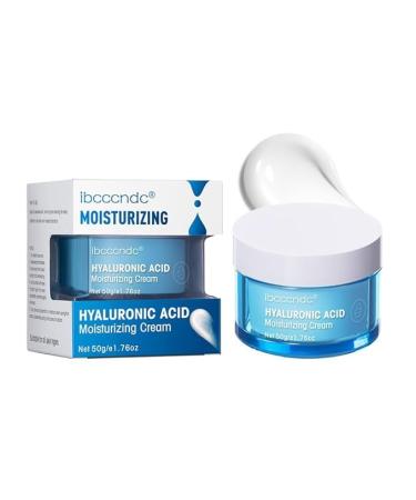 Hydro Boost Hyaluronic Acid Moisturizing Cream Oil-Free Face Moisturizer for Dry Skin Long lasting Hydro Boost Moisturizer-1.76Oz(white)