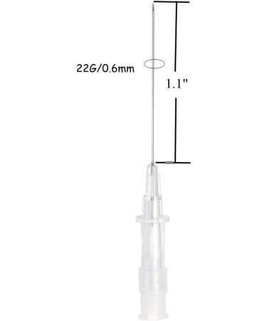 20PCS 22G IV Catheter Needles - Disposable Stainless Steel Piercing Needles for Ear, Nose, Belly, Navel, Nipple Piercing - Buy Online on GoSupps.com