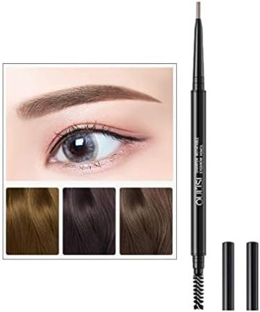Eyeliner Long Lasting Double Earbrow Pencil Waterproof Rotatable Ultra Slim Pen Black Felt EyelinerBrown - Buy Online on GoSupps.com