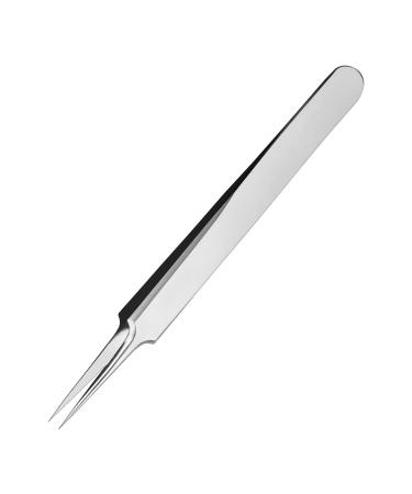 CGBE Pimple Popper Tool Kit Blackhead Remover Tool Comedone Extractor Acne Removal Kit Professional Whitehead Tweezers with Plastic Case for Facial Nose and Forehead (Straight Tweezer)