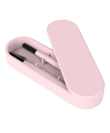 Lurrose 1 Set Make-U-Up Set Silicone eyebrow eyelash brush set brush magic stalls reusable make-up brush set with eyebrow comb and suitcase for women girls