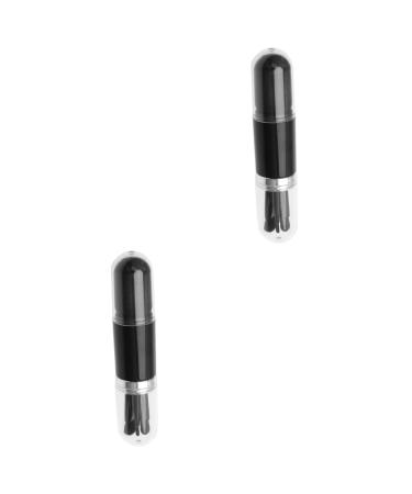 FRCOLOR 2pcs 4 1 Retractable Brush Makeup Double Ended Makeup Brush Retractable Makeup Brush 4 in 1 Makeup Tools