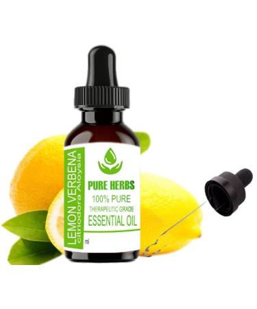 Pure Herbs Lemon Verbena (Citriodora Aloysia) for Essential Oils 50ml 1 ml (Pack of 1)