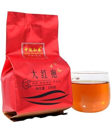 Da Hong Pao(3.52 oz)Roasted Oolong Tea Loose Leaf - Fujian Wuyi Rock Oolong Tea Dahongpao Big Red Robe - Chinese High Mountain Wu Long Tea - Naturally Grown 100g - Buy Online on GoSupps.com