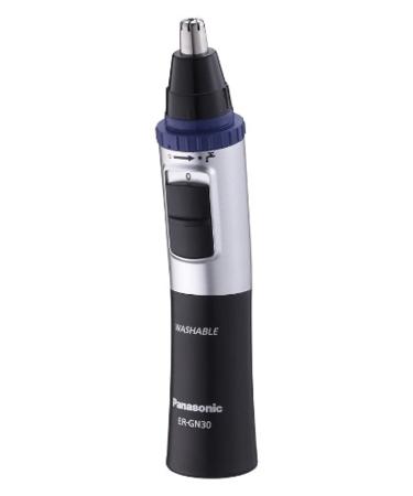 Panasonic ER-GN30-K Nose Ear n Facial Hair Trimmer Wet/Dry with Vortex Cleaning System Black