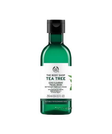 The Body Sho.p Tea Tree Skin Clearing facial wash 250 ml ' Vegan 8.4 Fl Oz (Pack of 1)