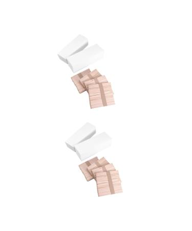 FRCOLOR 800 STK hair removal strips stand -strong cotton Clutch cotton towel cotton cloth body wax stripes made of wood depilatory paper depilatory stripes face wax stable wood