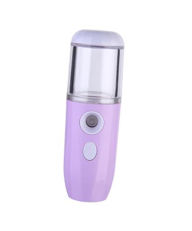 Beatifufu 1pc Hydrating Instrument Moisture Humidifier Face Sprayer Mist Portable Face Mist Skin Purple Abs
