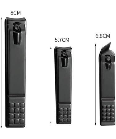 Stainless Steel Nail Scissors Set Household Men and Women Special Nail Clippers Manicure Beauty Tools 8 Piece Portable Household(Gris) - Buy Online on GoSupps.com