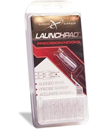 Carbon Express Launchpad Precision Nock .244 Clear 12-Pack - Size .244 - Buy Online on GoSupps.com