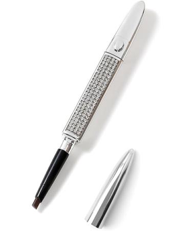 miduoidn Eyebrow Pen Double Head Smudge-proof Waterproof Long Lasting Eye Brow Pencil with Brush Replacement Refill Make Up Girls Gray Brown - Buy Online on GoSupps.com