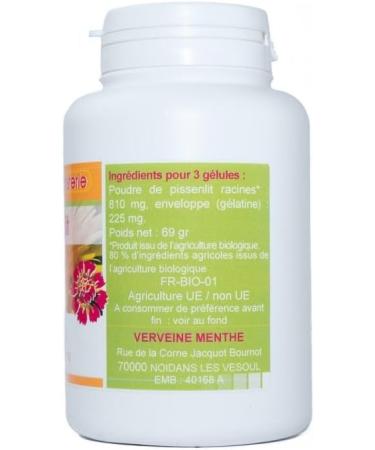 France Herbalism CAPSULES Dandelion Root 100 capsules dosed to 270 MG Multicolored One Size - Buy Online on GoSupps.com
