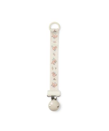 Elodie Details Pacifier Chain 2 Pack - Scandinavian Design for Baby Boys & Girls | Fabric & Wood Clip | Universal Silicone Ring | Autumn Rose & Candy Pink - Buy Online on GoSupps.com