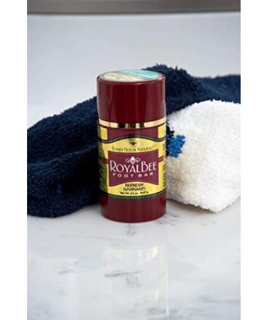 Honey House Naturals Royal Bee Foot Bar 2.5 oz Twist Up Tube - All Natural Moisturizing & Odor Eliminating, Essential Oil Infused - Made in USA (Relax) - 1 Pack - Buy Online on GoSupps.com