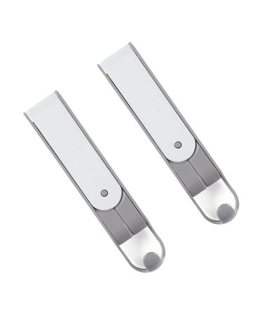 Alipis 2pcs Durable Hooks Multifunctional Hanger Wall Hooks Hook up Fold Storage Rack Travel 17.5*3.5*3.5cm Light Grey