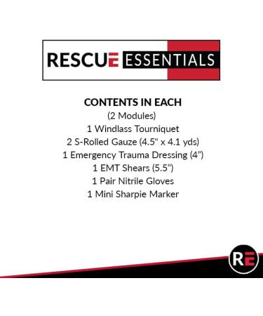 Stop The Bleed Dual Kit - Public Access Bleeding Control IFAK in AED Cabinet-Sized Red Case - Buy Online on GoSupps.com