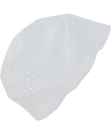 Hair Dyeing Cap Convenient Use Silicone Skin Friendly Reusable Hair Highlight Cap Punching for Home Hair Salon (White) - Buy Online on GoSupps.com