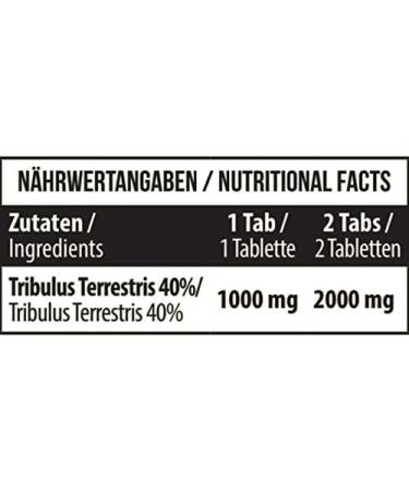 MST Tribulus 1000mg - 90 Tablets | High Dose Tribulus Terrestris | Natural Testosterone Booster - Buy Online on GoSupps.com