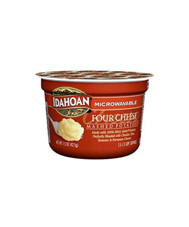 Idahoan Four Cheese Mashed Potatoes Cup, 1.5 Ounce (Pack of 10) - Buy Online on GoSupps.com