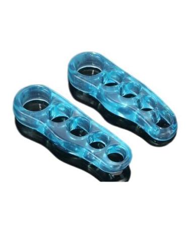 UKPPG Toe Straighteners 5 Toes Overlap for Brace Posture for Corrector of Thumb Valgus for Orthosis Feet Comfortable for Separator Toe Separator(Color:Blue)