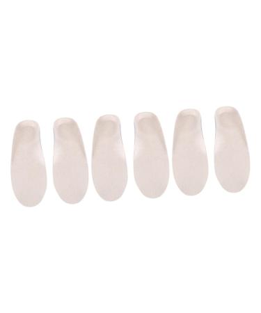 FRCOLOR 3pcs Arch Correction Shoe Pads Foot Care Insoles Arch Correction Insoles Foot Orthotic Insoles Flatfoot Pads