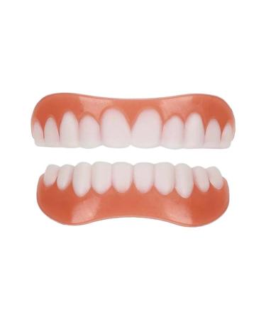 Failed braces suitable for elastic teeth artificial silicone tooth clips silicone simulation teeth false braces to put on comfort covers for braces natural C 1PCs