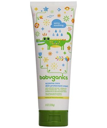 Babyganics Eczema Care Skin Protectant Cream 8 oz Packaging May Vary