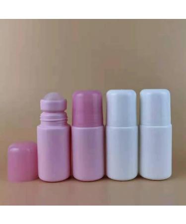 JIHUOO 4 Pack 50ml Refillable Plastic Rollerball Bottles - Empty Aromatherapy Roll On Bottle Set - Buy Online on GoSupps.com