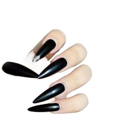 Temperament-enhancing manicure European and American super-long pointed nail 4.5cm pure hand-worn nail.(M)