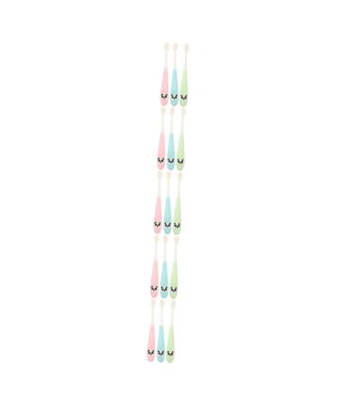 Healvian 15 pc travel toothbrush for children toothbrushes for toddlers Beautiful children's toothbrush toothbrushes for children toddler toothbrush old 3-12 children's travel toothbrush soft rubber baby