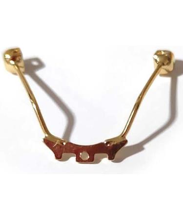 Buy Begisa Glasses Pads & Metal Plug-In Bridge - Screwable Nose Pad Arm & Repair Set in Gold | International Shipping Available - Buy Online on GoSupps.com
