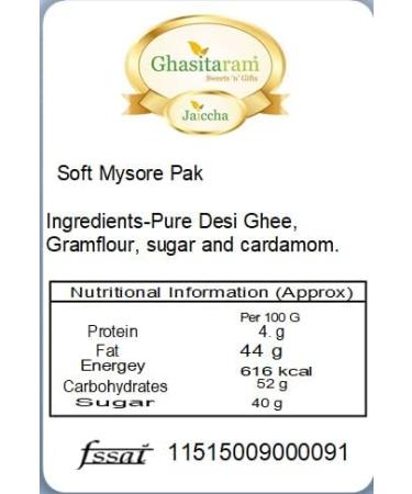 Ghasitaram Gifts Indian Sweets - Sweets Hamper Mysore Pak and Chakli Hamper - Buy Online on GoSupps.com