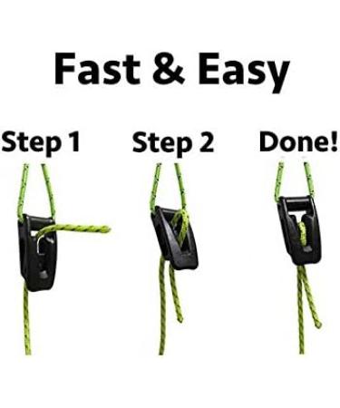 LiteOutdoors Ultralight Guyline Tensioners 10-Pack - Tent & Tarp Guyline Adjusters for Camping, Hiking, Backpacking - Buy Online on GoSupps.com