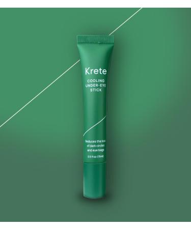 KRETE Cooling Under-Eye Stick | Remove Dark Circles & Puffiness | Vegan Cruelty-Free Liposomal Caffeine & Tripeptide-5 | 0.5oz - Buy Online on GoSupps.com