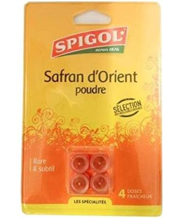 SPIGOL Pack of 3 Ground Saffron Blister 0.4 g - Buy Online on GoSupps.com