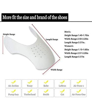 Jdomall Anti-Fold Shoe Protection - Prevent Sneaker Kinks for Men & Women | UE 35-40 | White/Opulent Garden - Buy Online on GoSupps.com