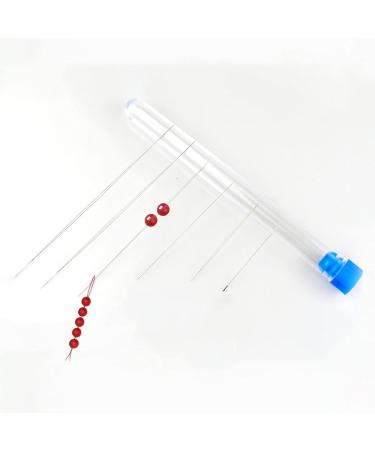 18 Pcs Beading Needles Set - 6 Sizes Big Eye Needles with Needle Bottle for Jewelry Making - Buy Online on GoSupps.com