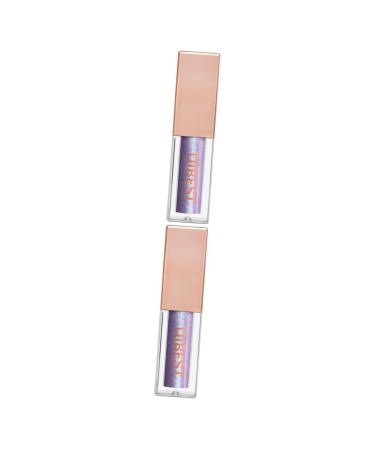 Didiseaon 2 Pcs Liquid Eyeshadow Sparkling Eye Shadow Glitter Eye Shadow Shimmer Liquid Eye Shadow Flash
