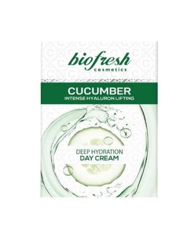 Bio Fresh Ltd Biofresh cosmetics Cucumber day cream with cucumber hyaluronic acid and panthenol facial cream ladies facial care moisturizer moisture cream hyaluronic cream face skin care 50 ml