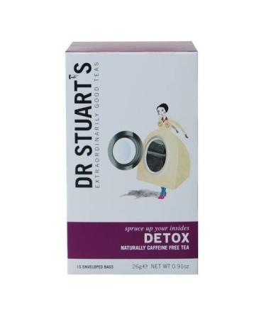 Dr Stuart's Detox Tea Bag | 26g (15 Teabags) | Organic Herbal Blend for Natural Cleansing Liver Support and Digestive Health