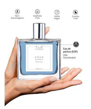 EMS Aqa EDP Perfume Spray for Men | Aromatic Fresh Spicy Accords | Strong and Long Lasting Fragrance | Luxury Gift for Him | (50ml / 1.7 Fl Oz) - Buy Online on GoSupps.com