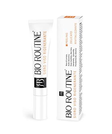 BIO ROUTINE Regenerating Face Serum with Snail Slime - Gentle Exfoliating Plumping and Anti-Wrinkle Action with Hyaluronic Acid in 15ml