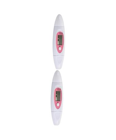 WOONEKY 2pcs 3 1 Facial Moisture Oil Tester Skin Sensor Tester Facial Moisture Monitor Skin Analyzer White