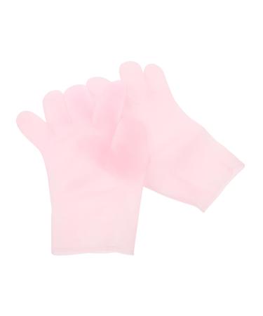 FRCOLOR 1 Pair Moisturizing Gloves White Cotton Gloves Softening Gloves Moisturizing Finger Glove Gloves for Dry Hands Hand Care Gloves Dry Hand Gloves Mittens for Women Spa Sebs Miss Mask