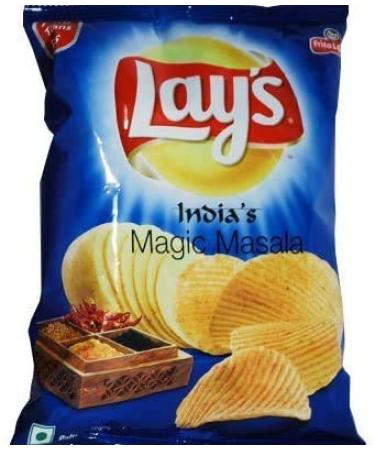 Lay's Indian Magic Masala Chips 0.11lb (52g) (Pack Of 10)